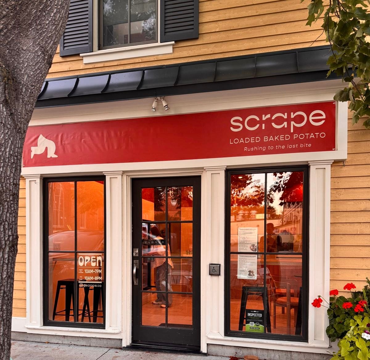 SCRAPE - Gourmet Loaded Baked Potatoes & Brioche Bun Ice Cream Sandwich